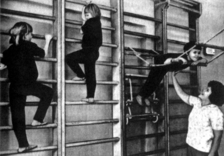 Senior pupils repair furniture for the little ones