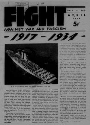 Fight -Against War and Fascism