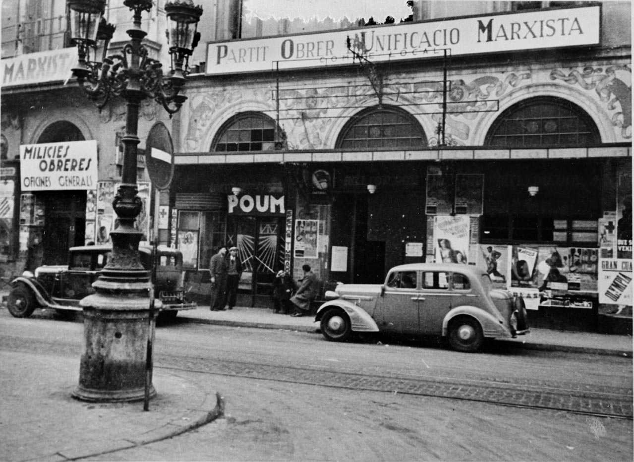 Fa&ccedil;ade du local &agrave; Barcelone