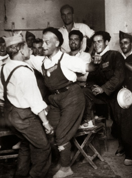 Miliciens &agrave; Lecinena, sur le front d&rsquo;Aragon (ao&ucirc;t 1936)